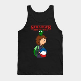 Funny Cute Retro 80's Sci-fi Adventure Mashup Cartoon Tank Top